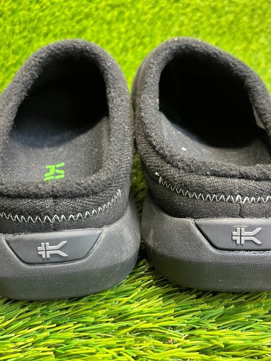 Kuru Draft 2 Mens Size 8 Black Walking Classic Casual Slip-On Mule Slippers main image 10